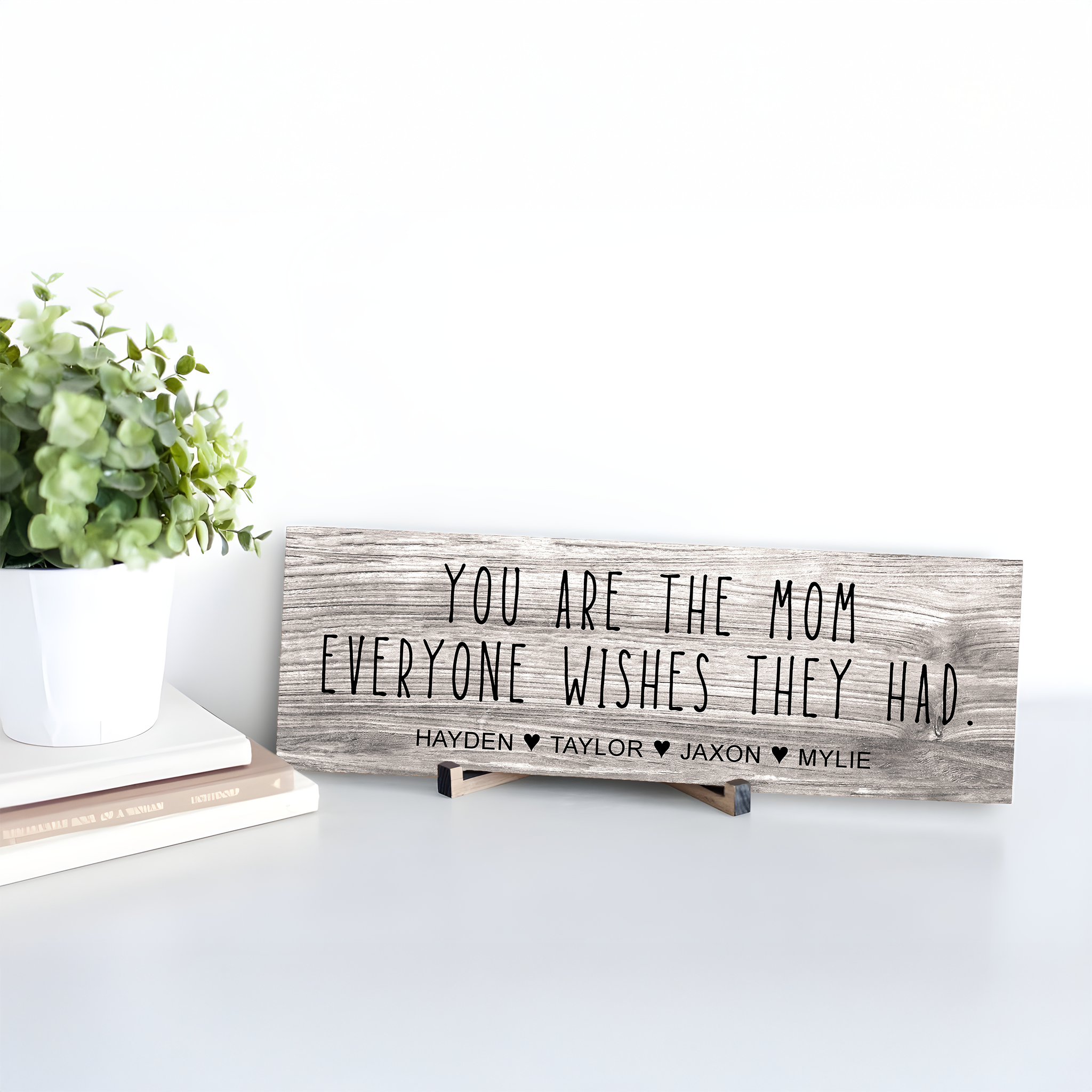 Mom Everyone Wishes Personalized Sign - PRICE INCLUDES FREE SHIPPING