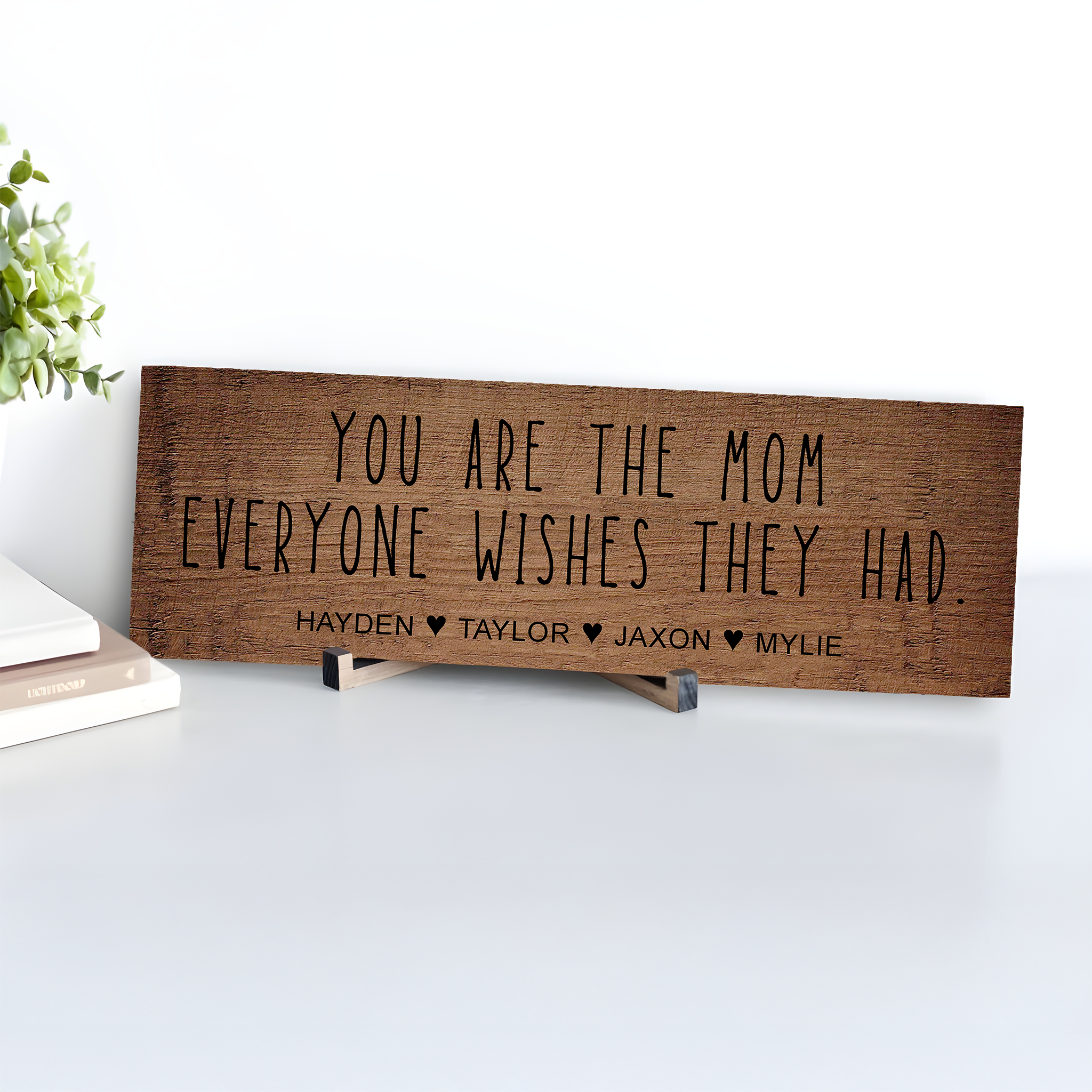 Mom Everyone Wishes Personalized Sign - PRICE INCLUDES FREE SHIPPING