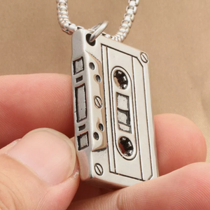 Cassette Necklace - PRICE INCLUDES FREE SHIPPING