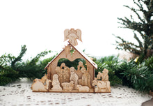 Load image into Gallery viewer, Wooden Nativity Set/Puzzle