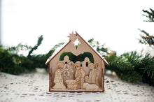 Load image into Gallery viewer, Wooden Nativity Set/Puzzle