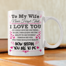 Load image into Gallery viewer, To My Wife - Never Forget - Mug