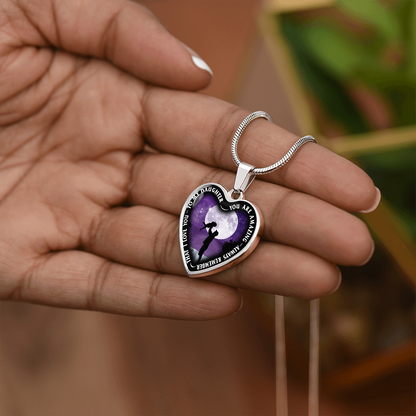 To My Daughter - You Are Amazing - Heart Necklace - PRICE INCLUDES FREE SHIPPING