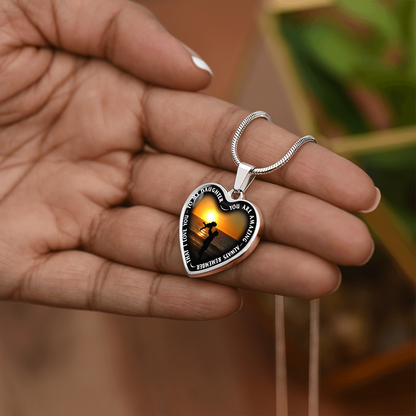 To My Daughter - You Are Amazing - Heart Necklace - PRICE INCLUDES FREE SHIPPING