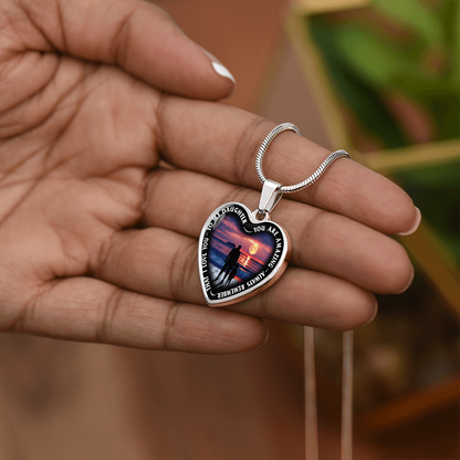 To My Daughter - You Are Amazing - Heart Necklace - PRICE INCLUDES FREE SHIPPING