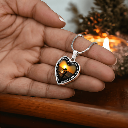 To My Daughter - You Are Amazing - Heart Necklace - PRICE INCLUDES FREE SHIPPING