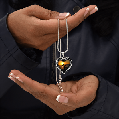 To My Daughter - You Are Amazing - Heart Necklace - PRICE INCLUDES FREE SHIPPING