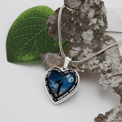 To My Daughter - You Are Amazing - Heart Necklace - PRICE INCLUDES FREE SHIPPING