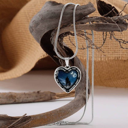 To My Daughter - You Are Amazing - Heart Necklace - PRICE INCLUDES FREE SHIPPING