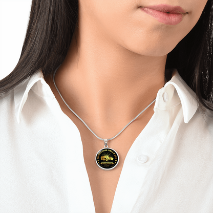 Through Good Times And Bad - I Will Always Be Your Dad - Circle Necklace