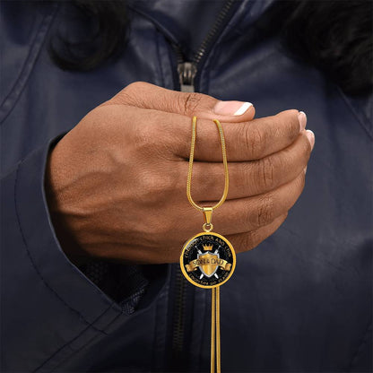 To My Son - Through Thick And Thin - Together We Stand - Circle Necklace