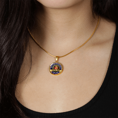 To My Son - Through Good Times And Bad - I Will Always Be Your Dad - Circle Necklace