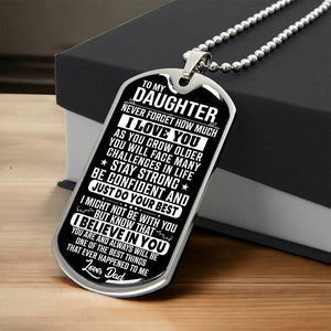 To My Daughter - Stay Strong - Love Dad - PRICE INCLUDES FREE SHIPPING