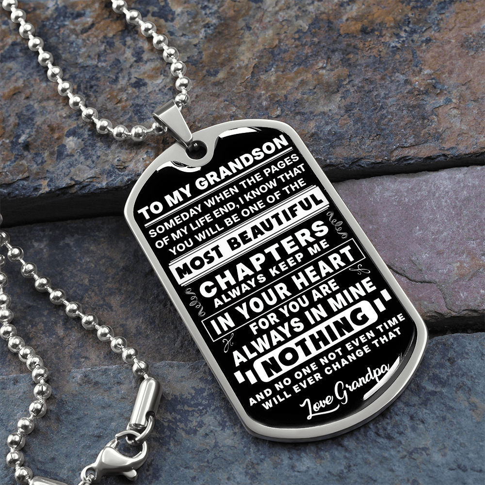 To My Grandson - Someday - Love Grandpa