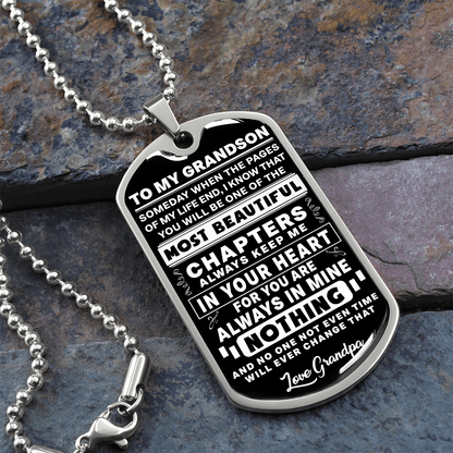 To My Grandson - Someday - Love Grandpa