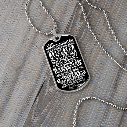 To My Granddaughter - Stay Strong - Love Grandpa