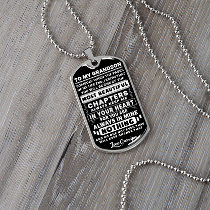 To My Grandson - Someday - Love Grandpa