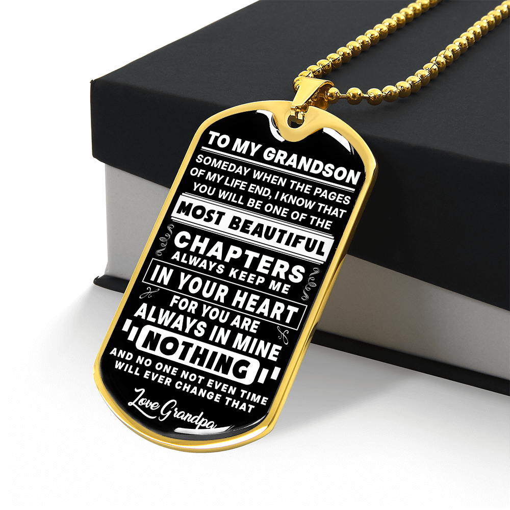 To My Grandson - Someday - Love Grandpa