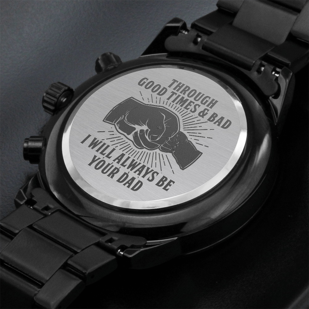 Son - Through Good Times & Bad - Black Chronograph Watch – Urban Forest ...