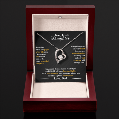 To My Lovely Daughter  - Someday When The Pages Of My Life End -  Love   Dad  - PRICE   INCLUDES   FREE   SHIPPING