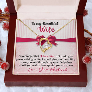 To My Beautiful Wife - I Love You - Love Your Husband - PRICE INCLUDES FREE SHIPPING