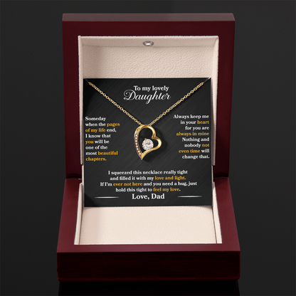To My Lovely Daughter  - Someday When The Pages Of My Life End -  Love   Dad  - PRICE   INCLUDES   FREE   SHIPPING