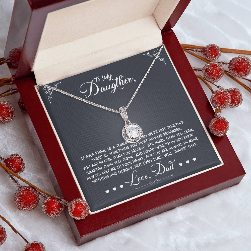 To My Daughter - You Are Stronger Than You Believe - Eternal Hope Necklace - Message Box