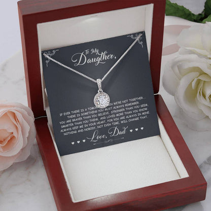 To My Daughter - You Are Stronger Than You Believe - Eternal Hope Necklace - Message Box