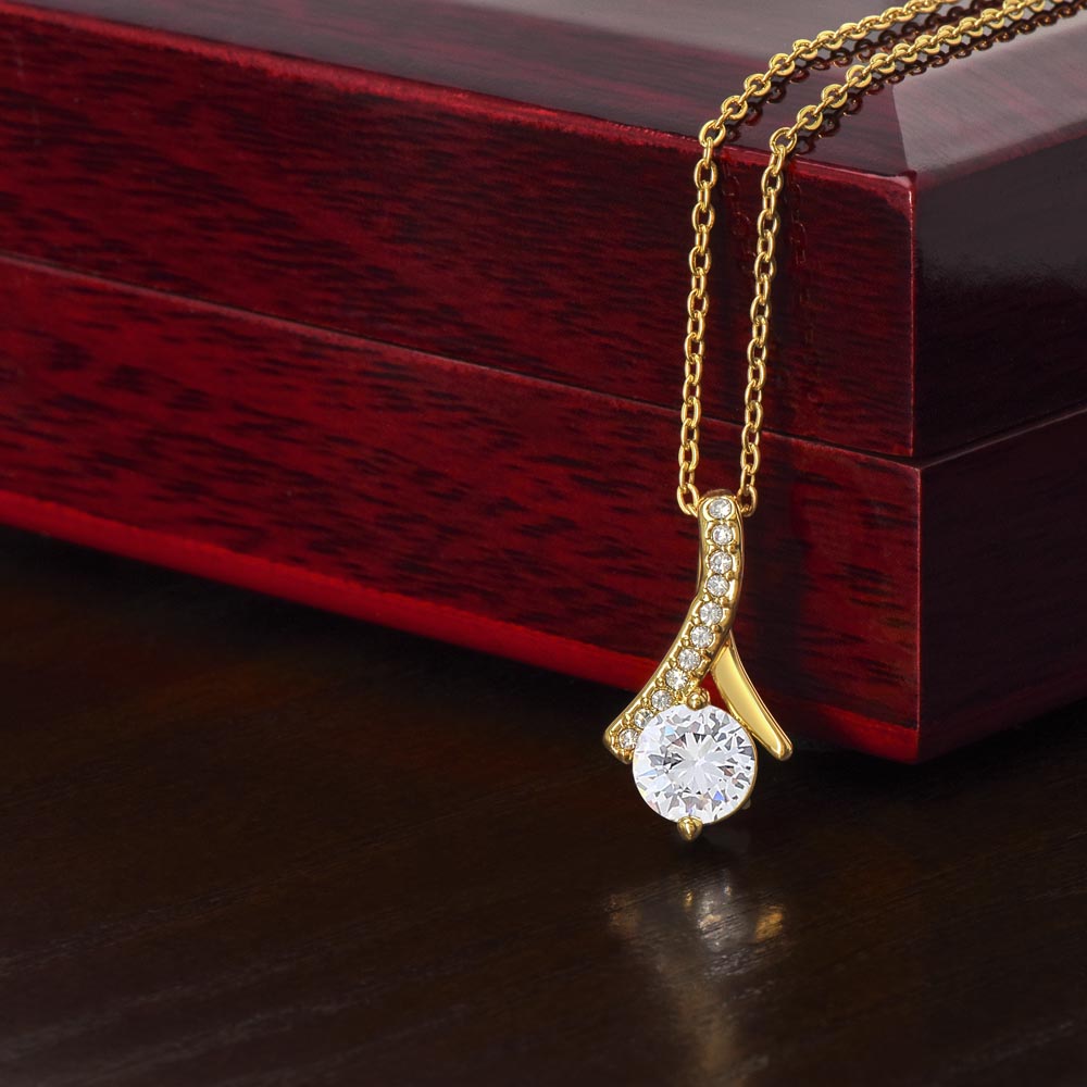 To My Daughter - You Can Achieve Anything - Alluring Beauty Necklace