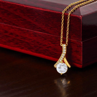 To My Daughter - You Can Achieve Anything - Alluring Beauty Necklace