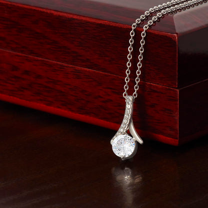 To My Daughter - You Can Achieve Anything - Alluring Beauty Necklace