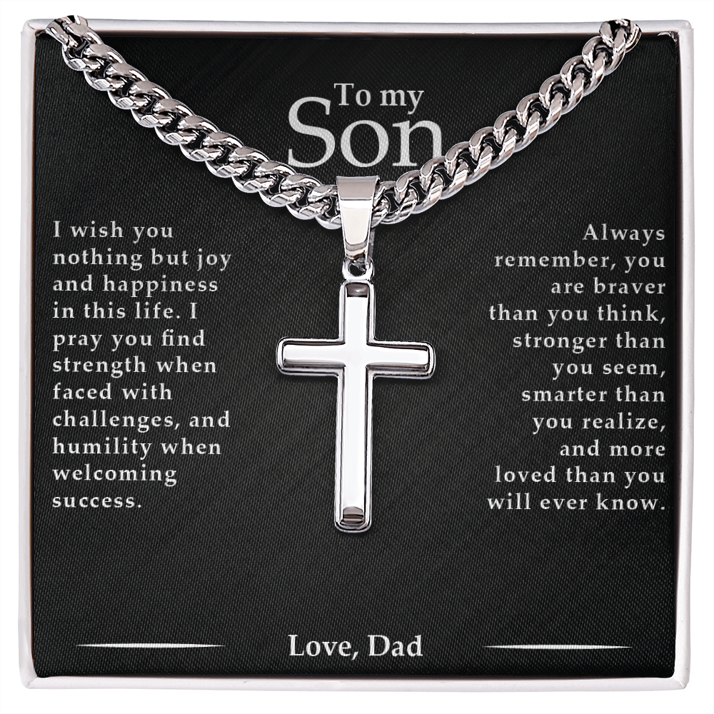 To My Son - I Wish You Nothing But Joy And Happiness - Love Dad