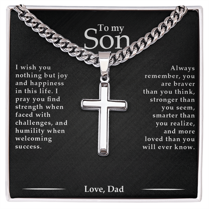 To My Son - I Wish You Nothing But Joy And Happiness - Love Dad
