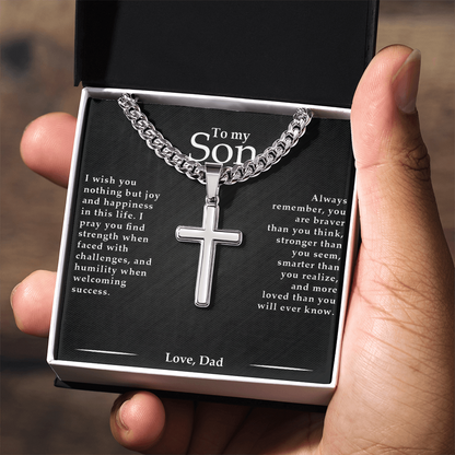 To My Son - I Wish You Nothing But Joy And Happiness - Love Dad