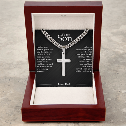 To My Son - I Wish You Nothing But Joy And Happiness - Love Dad