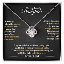 Load image into Gallery viewer, To My Lovely Daughter - Always Keep Me In Your Heart - Love Dad - PRICE INCLUDES FREE SHIPPING
