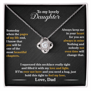 To My Lovely Daughter - Always Keep Me In Your Heart - Love Dad - PRICE INCLUDES FREE SHIPPING