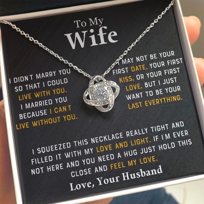 To My Wife  - I Didn't Marry You - Love Your Husband -  PRICE INCLUDES  FREE SHIPPING