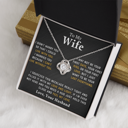 To My Wife  - I Didn't Marry You - Love Your Husband -  PRICE INCLUDES  FREE SHIPPING