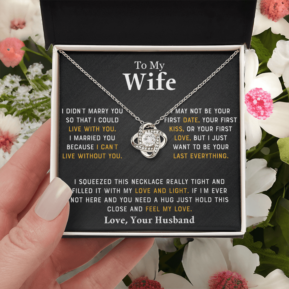 To My Wife  - I Didn't Marry You - Love Your Husband -  PRICE INCLUDES  FREE SHIPPING
