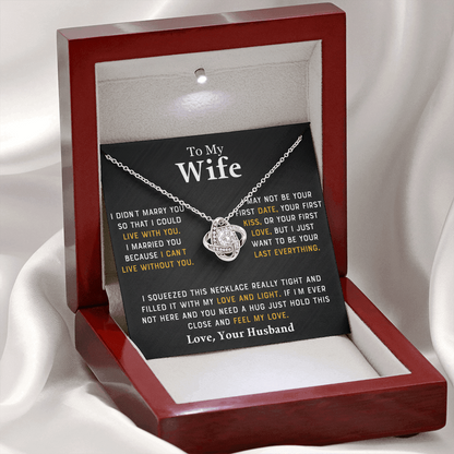 To My Wife  - I Didn't Marry You - Love Your Husband -  PRICE INCLUDES  FREE SHIPPING