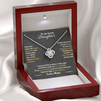 To My Lovely Daughter - Always Keep Me In Your Heart - Love Mom - PRICE INCLUDES FREE SHIPPING