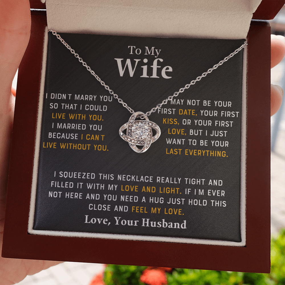 To My Wife  - I Didn't Marry You - Love Your Husband -  PRICE INCLUDES  FREE SHIPPING