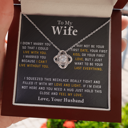 To My Wife  - I Didn't Marry You - Love Your Husband -  PRICE INCLUDES  FREE SHIPPING