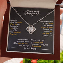 Load image into Gallery viewer, To My Lovely Daughter - Always Keep Me In Your Heart - Love Dad - PRICE INCLUDES FREE SHIPPING