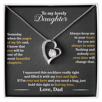 To My Lovely Daughter  - Someday When The Pages Of My Life End -  Love   Dad  - PRICE   INCLUDES   FREE   SHIPPING