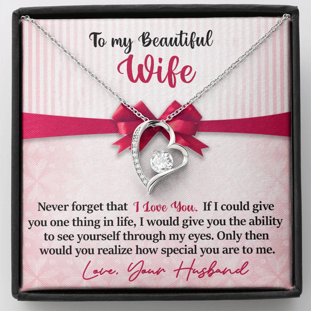 To My Beautiful Wife - I Love You - Love Your Husband - PRICE INCLUDES FREE SHIPPING