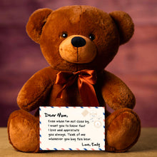 Load image into Gallery viewer, Dear Mom Teddy Bear With Postcard - PRICE INCLUDES FREE SHIPPING!!