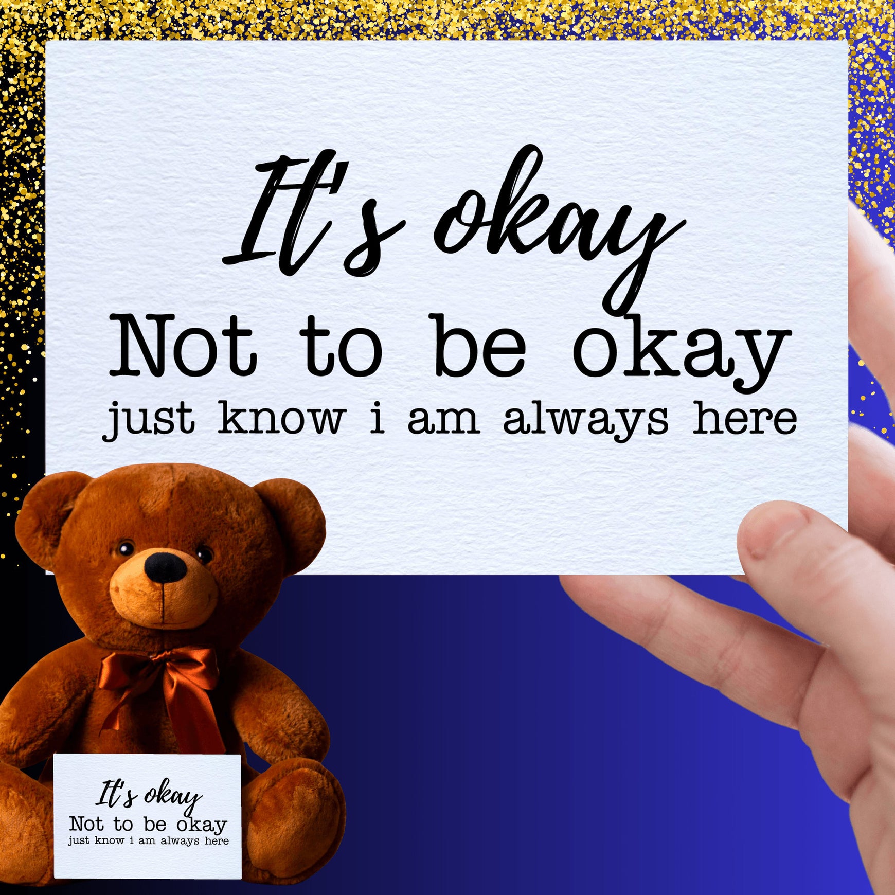 It's Okay to Not Be Okay Teddy Bear