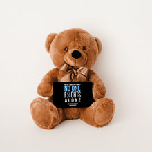 Load image into Gallery viewer, In This Family No One Fights Alone Prostate Teddy Bear - Personalized - PRICE INCLUDES FREE SHIPPING